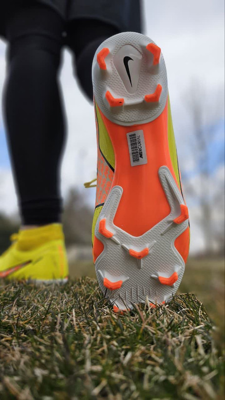 کفش فوتبال ویپور۱۵ زرد نارنجی Nike vapor15