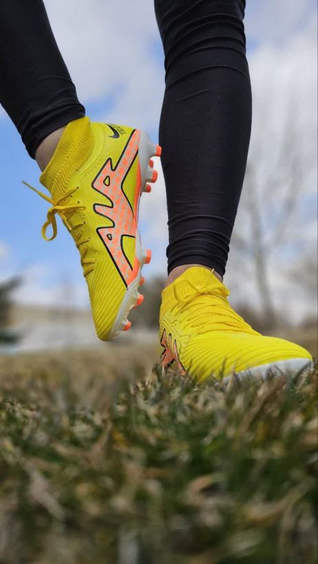 کفش فوتبال ویپور۱۵ زرد نارنجی Nike vapor15