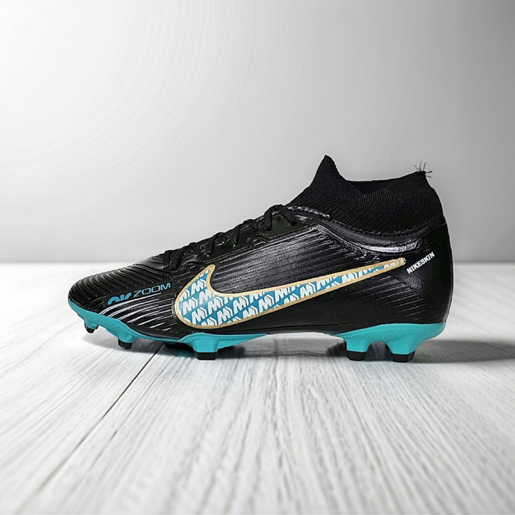 کفش فوتبال ویپور۱۵ مشکی آبی Nike vapor15