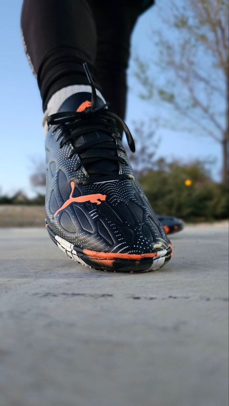کفش فوتسال پوما الترا مشکی نارنجی Puma Ultra