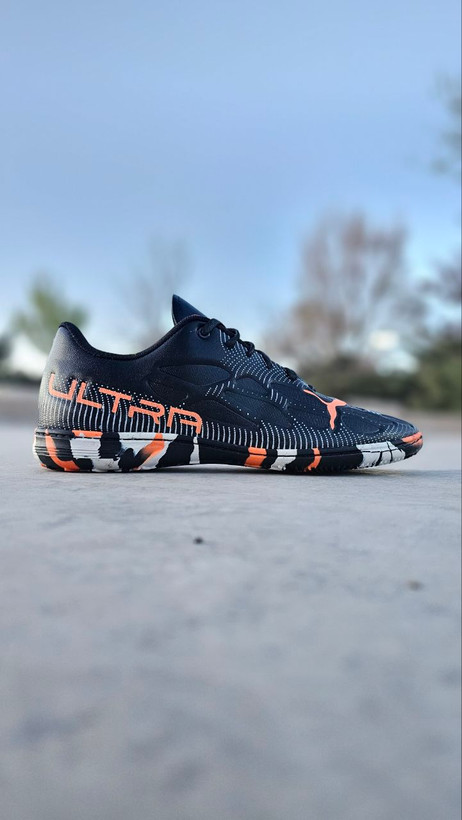 کفش فوتسال پوما الترا مشکی نارنجی Puma Ultra