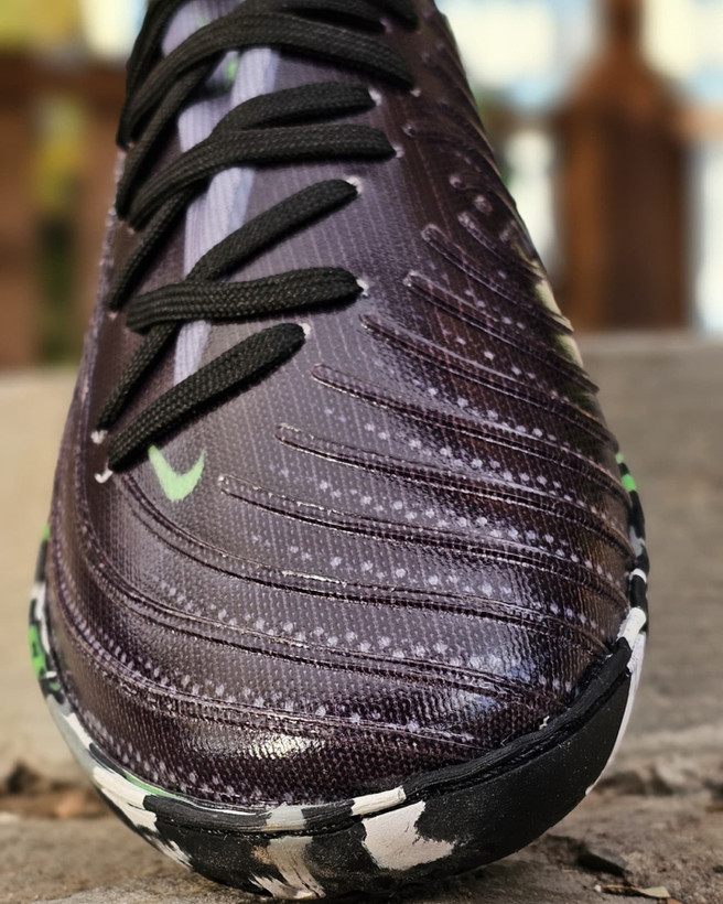 کفش فوتسال نایک فانتوم جی.ایکس مشکی سبز Nike Phantom GX