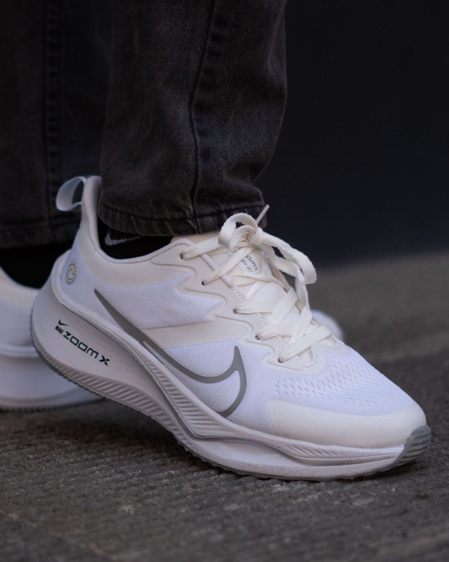 کفش اسپورت رانینگ نایک ایرزوم لبخند سفید Nike Airzoom