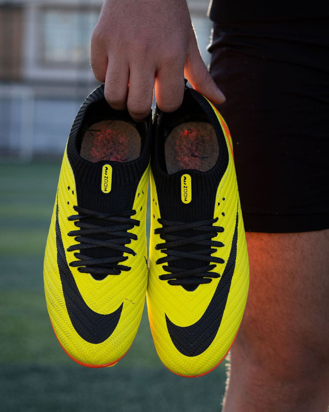 کفش فوتبال نایک ایرزوم زرد Nike Air Zoom