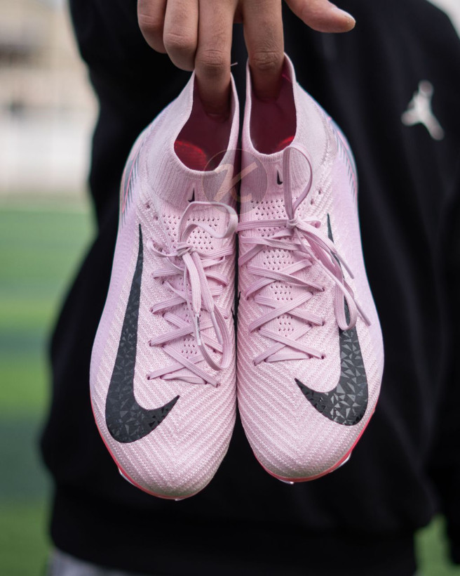 کفش فوتبال نایک ویپور۱۶ صورتی ساقدار Nike vapor16