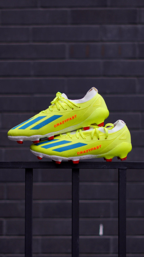 کفش فوتبال آدیداس ایکس کریزی فست فسفری Adidas X Crazy Fast