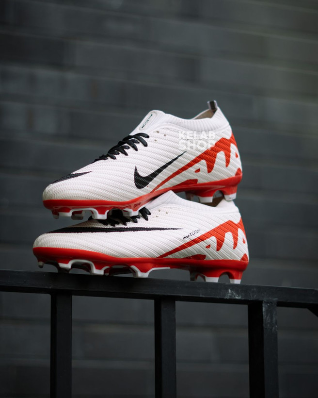 کفش فوتبال نایک ایرزوم سفید قرمز Nike Air Zoom