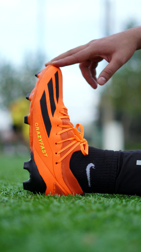 کفش فوتبال آدیداس ایکس کریزی فست نارنجی Adidas X Crazy Fast