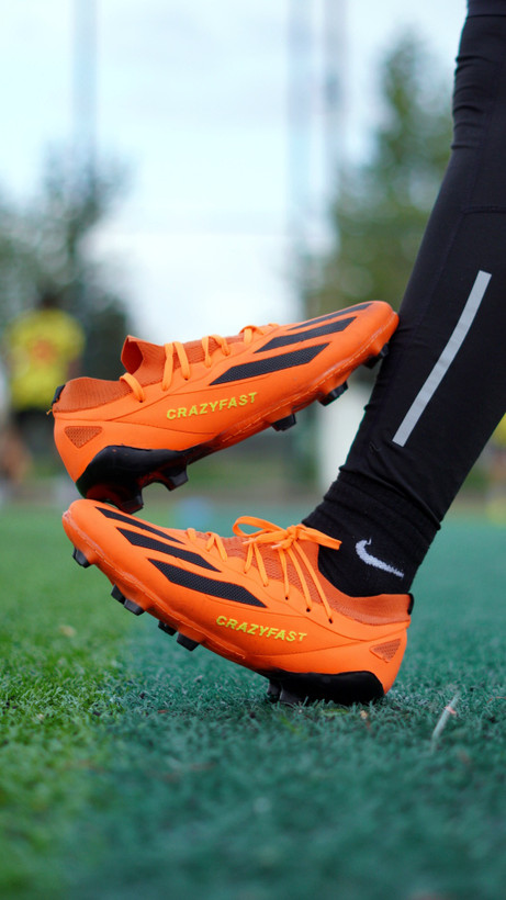 کفش فوتبال آدیداس ایکس کریزی فست نارنجی Adidas X Crazy Fast