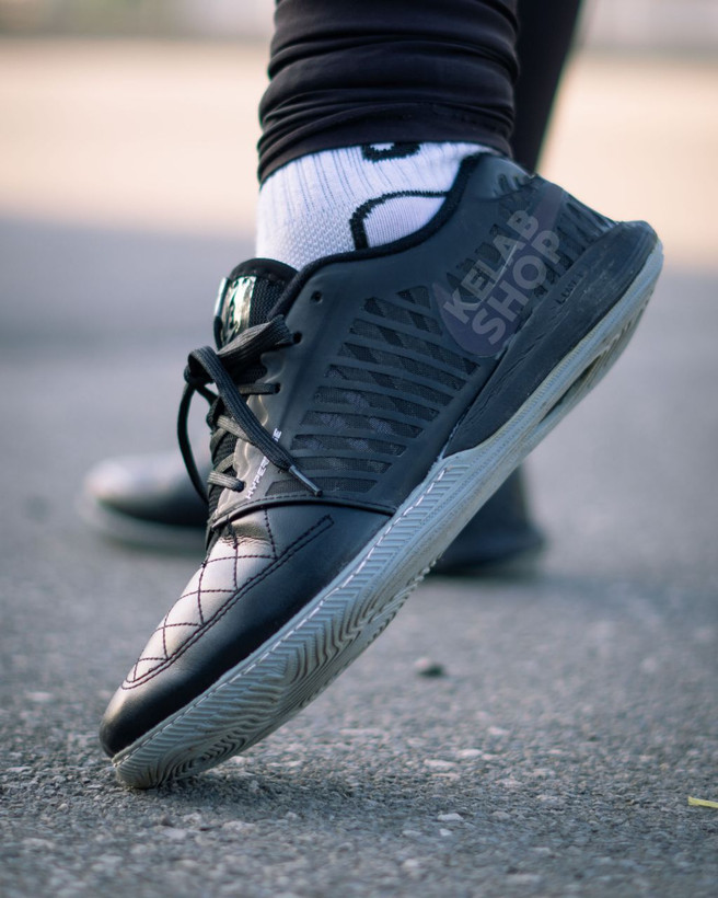 کفش فوتسال نایک لونار گتو مشکی نقره ای Nike Lunar gato ll