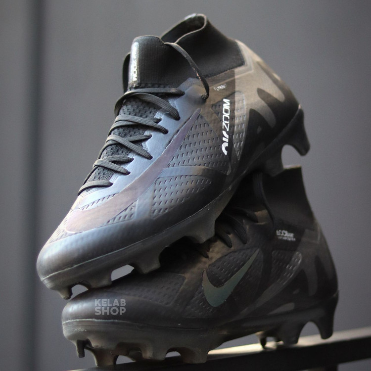 کفش فوتبال نایک ایرزوم مشکی مشکی ساقدار Nike Airzoom