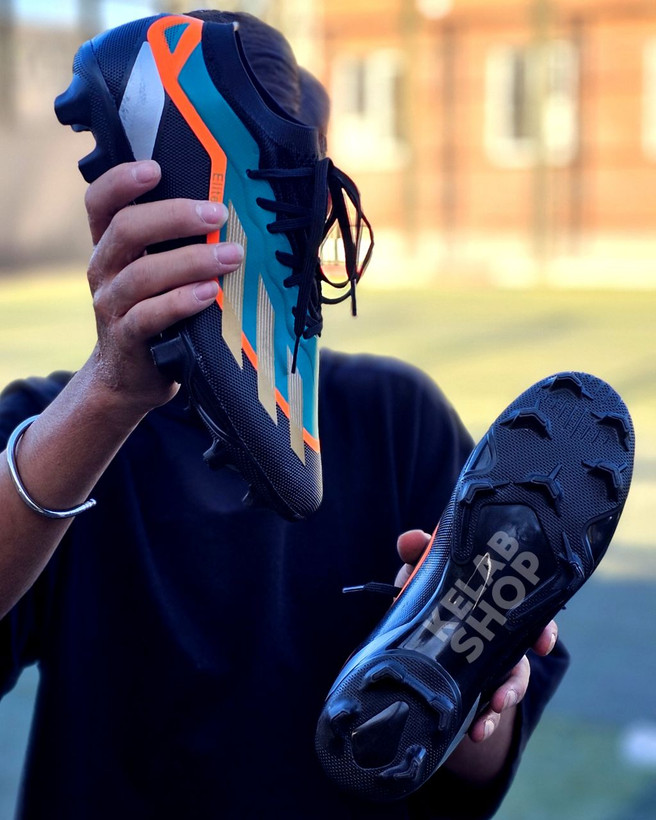 کفش فوتبال آدیداس ایکس کریزی فست مشکی سبز Adidas X crazyfast