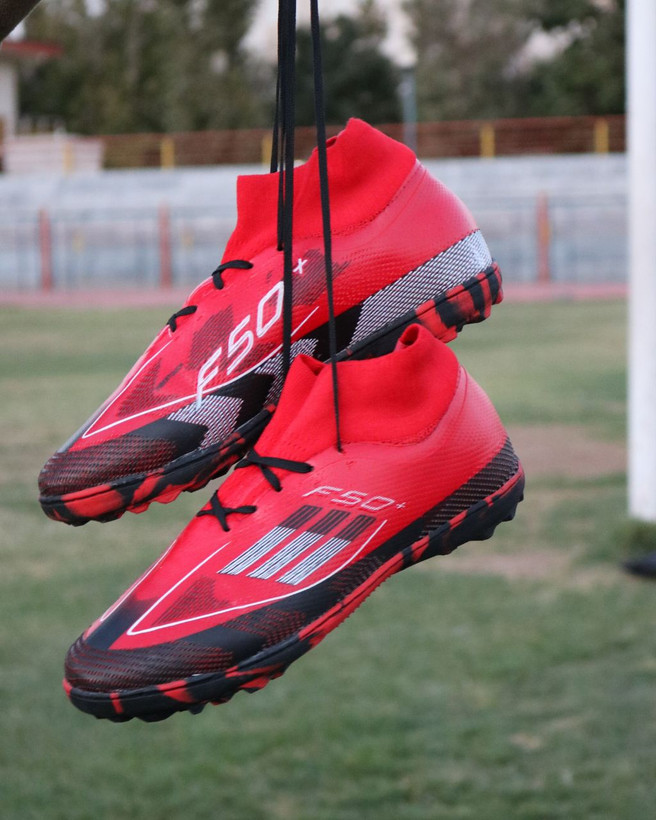کفش استوکریز آدیداس f50 قرمز Adidas F50