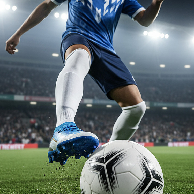 کفش فوتبال آدیداس ایکس کریزی فست سفید آبی Adidas X crazyfast
