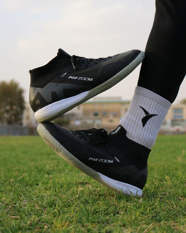 کفش فوتسال نایک ایرزوم مشکی ساقدار Nike Airzoom