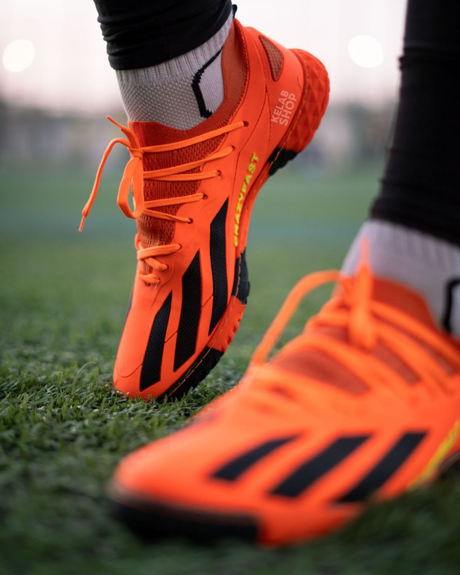 کفش فوتسال کریزی فست نارنجی Adidas X Crazy Fast