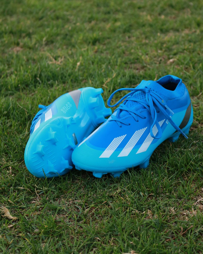 کفش فوتبال آدیداس ایکس کریزی فست آبی Adidas X crazyfast