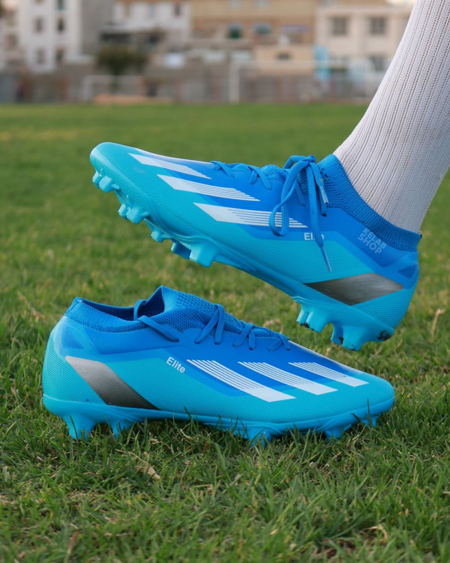 کفش فوتبال آدیداس ایکس کریزی فست آبی Adidas X crazyfast