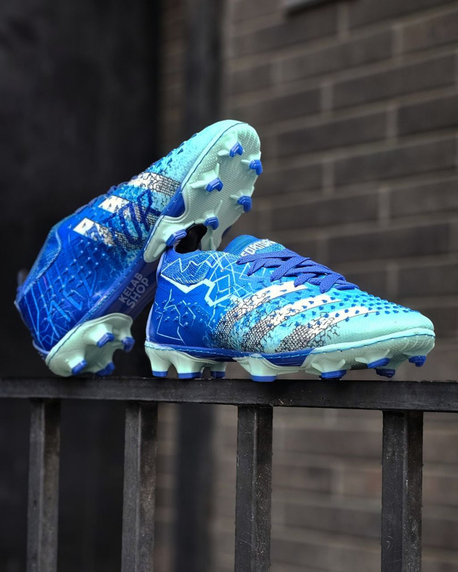 کفش فوتبال آدیداس پردیتور فریک ۲۰۲۴ آبی Adidas Predator Freak
