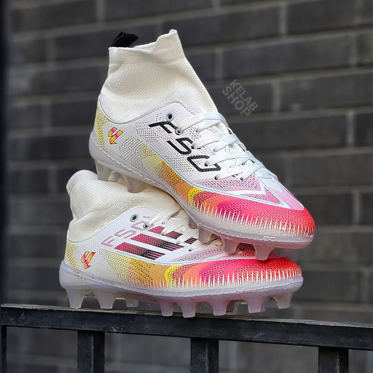 کفش فوتبال اف پنجاه سفید قرمز Adidas F50