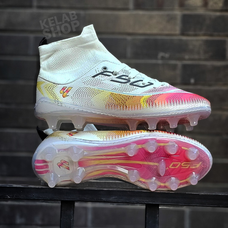 کفش فوتبال اف پنجاه سفید قرمز Adidas F50