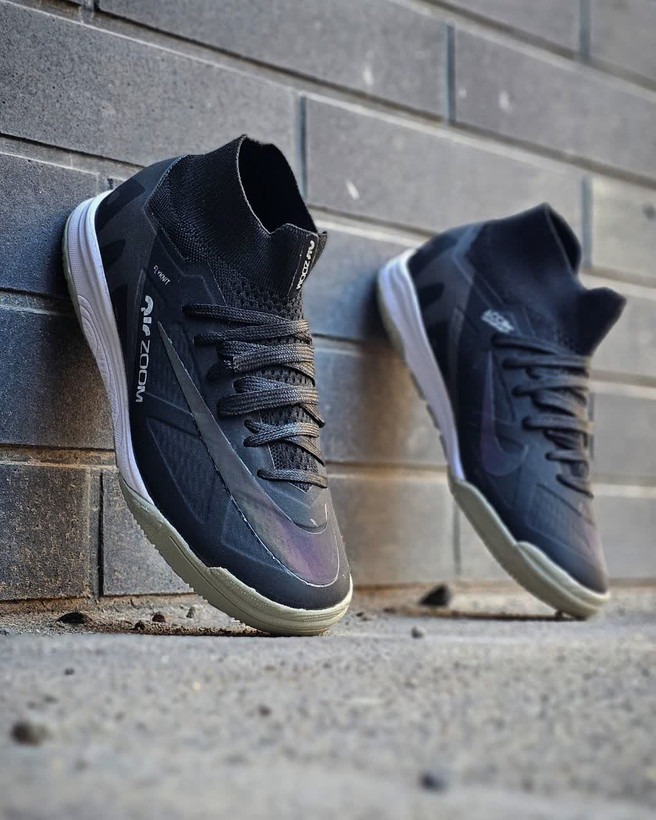 کفش سالنی نایک مرکورریال ایرزوم مشکی ساقدار Nike Airzoom(نایک شبرنگ)