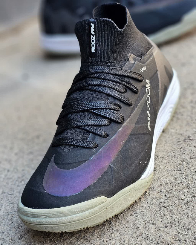 کفش سالنی نایک مرکورریال ایرزوم مشکی ساقدار Nike Airzoom(نایک شبرنگ)