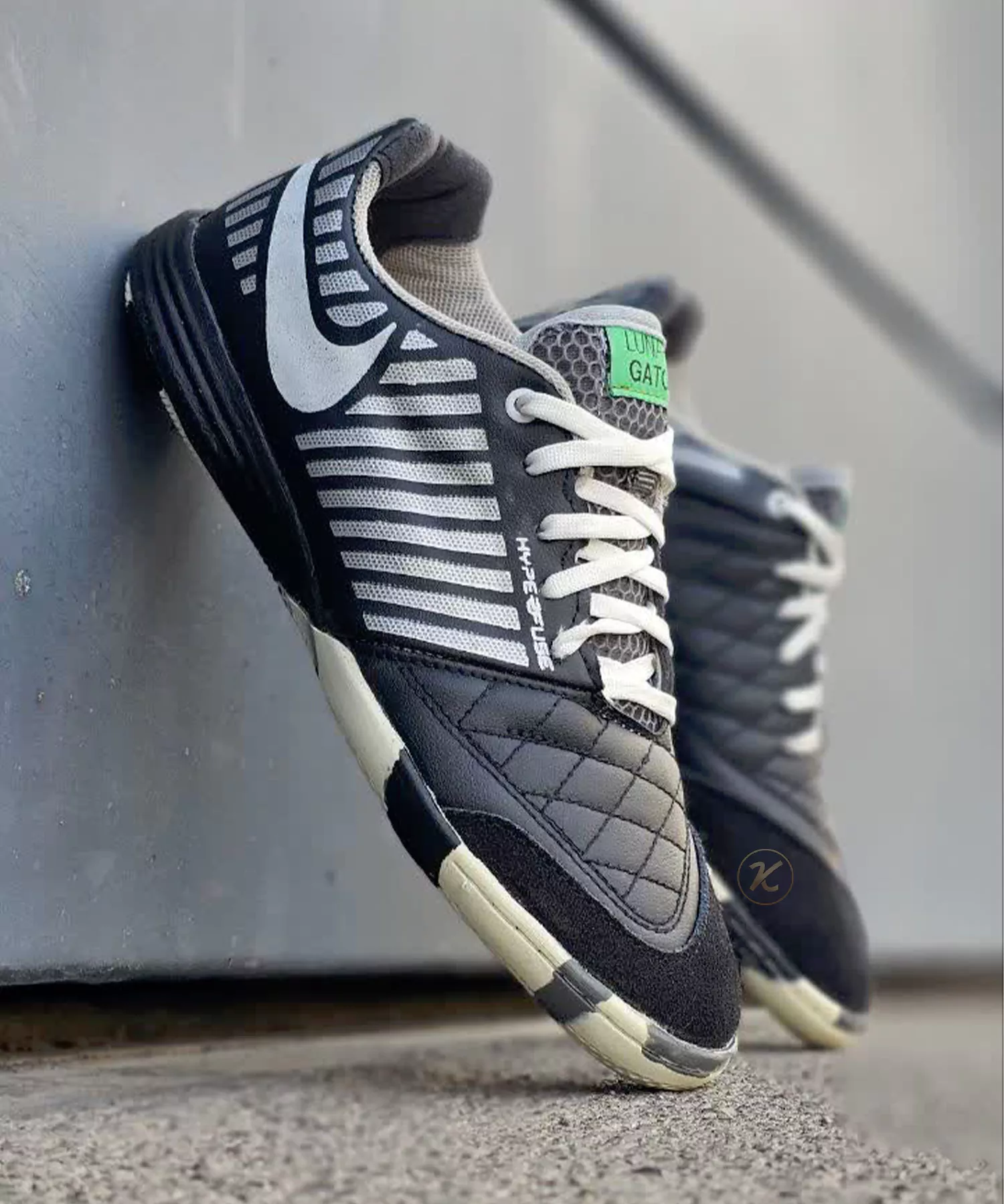 کفش فوتسال نایک لونار گتو مشکی Nike Lunar Gato