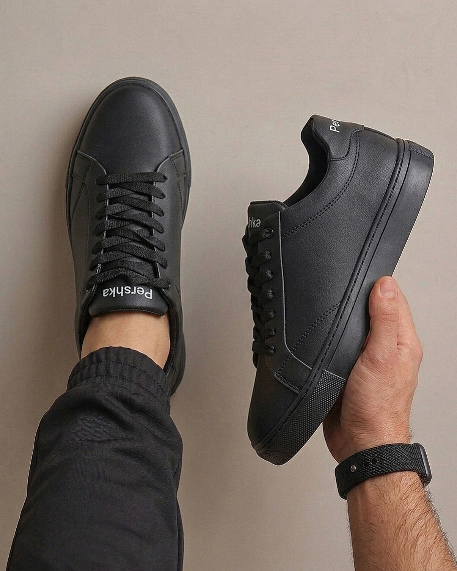 کتانی ونس برشکا مشکی Bershka