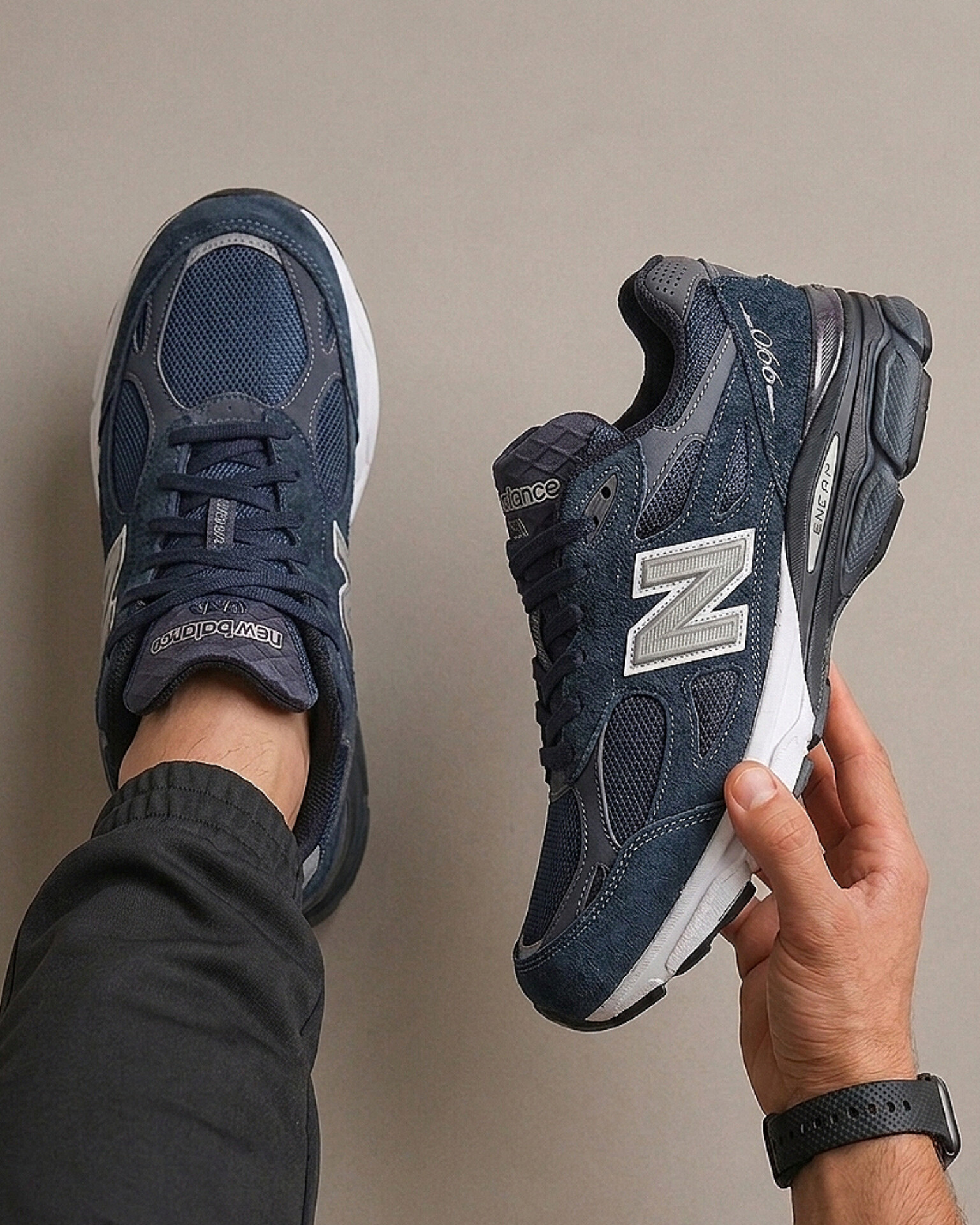 کتانی نیوبالانس 990 سرمه ای New Balance 990